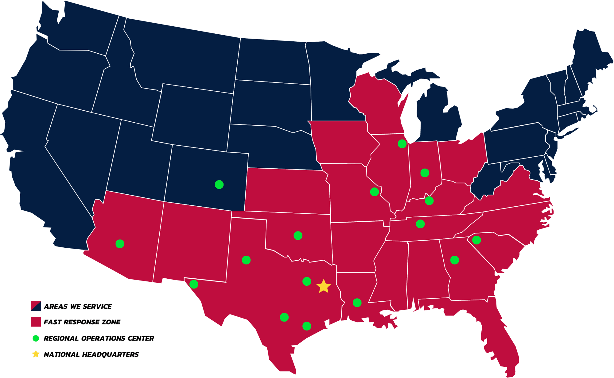 New Services Map - April 2023